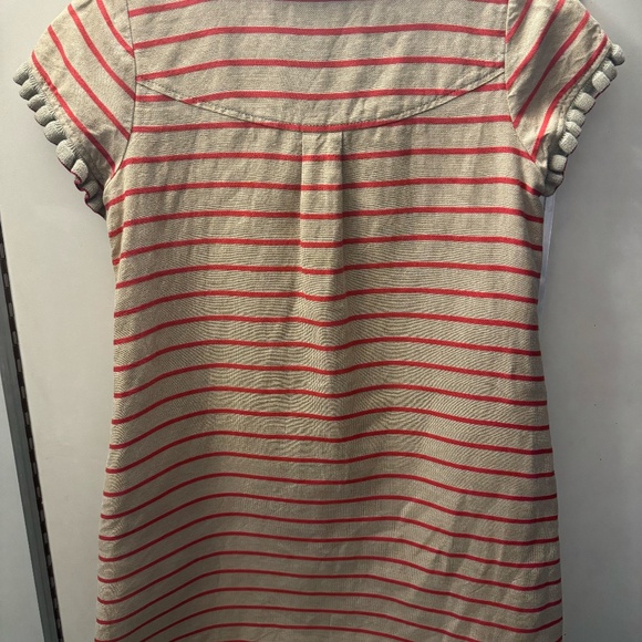 Burberry London Dress | Linen Short Sleeve Dress Perfect for Fall |Ruffle Detail - Picture 12 of 15